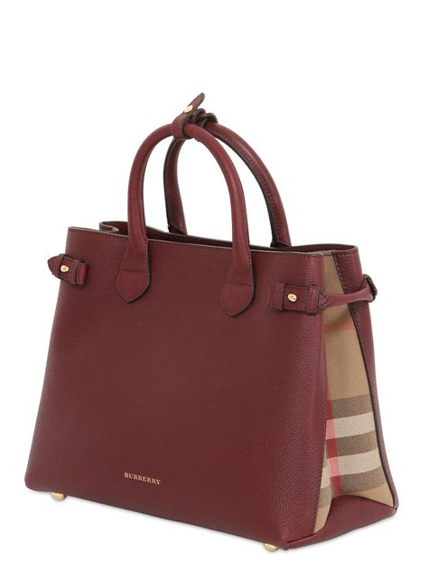 long burberry purse burgandy handheld|mini Burberry leather handbags.